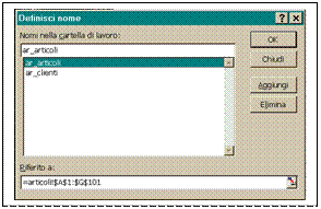 excel manuale e appunti